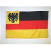 AZ FLAG Bandiera Confederazione Germanica 1815-1866 45x30 cm - Bandierina Tedesca 30x45 cm Cordicelle