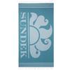 SUNDEK TELO MARE FOUTA JACQUARD CON LOGO
