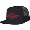LEATT Cap Trucker - Cappellino Trucker con Rete Posteriore e Logo Ricamato Nero Taglia Unica berretto