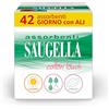 Saugella Assorbenti Cotton Touch Giorno, 42 Assorbenti Cotone Giorno con Ali, Azione Antibatterica, Antiodore e Lenitiva