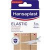Hansaplast Striscia Cerotti ELASTIC, Cerotti impermeabili e flessibili per le articolazioni, Cerotto rotolo traspirante che si adatta ai movimenti, 1 confezione da 1 m x 6 cm