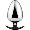 Romi Large Massive Metal Anal Plug Personal Massager for Unisex Provide a Full Feeling Designed for Experienced or Intermediate Players (Medium)