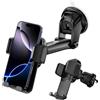 Gratuipolmep Porta Cellulare Auto, Supporto Telefono Auto Universale, Supproto Smartphone Car 360° Rotazione, Potente Ventosa, per Cruscotto Parabrezza e Presa d'Aria, per Smartphone da 4.7-7.2