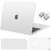 MOSISO Custodia Compatibile con MacBook Pro 14 Cover 2026 2025 2024-2021 M5 A3434 M4 A3112 A3185 A3401 M3 A2918 A2992 M2 A2779 M1 A2442, Rigida Case&Copritastiera&Pellicola&Tipo C, Brina
