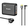 King Ma Caricabatterie GaN 330W (20V/16,5A) per HP Omen 15/16/17 e Pavilion Gaming， Alimentatore compatibile con connettore 4,5×3,0 mm, USB-C PD 3.0 ricarica rapida, compatto da viaggio