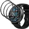 GEEMEE per Amazfit Active Max Pellicola Protettiva, 3 Pack Pellicola Protettiva Flessibile HD Impermeabile e indossabile, Non Vetro temperato- Nero