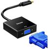 biaze ZH55 Adattatore da USB C a VGA, convertitore da tipo C 3.1 a VGA, compatibile con iPhone 15 Plus Pro Max, MacBook Air 2022, iPad, iMac, Samsung Galaxy Tab, Dell XPS, Surface