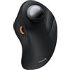 ProtoArc Mouse Trackball Bluetooth Wireless Indice, EM03 NL Mouse Track ball Ergonomico Ricaricabile, Connessione Multi-Dispositivo 2.4G e Doppio Bluetooth per PC, Mac, Lavoro d'Ufficio Windows - Nero
