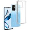 REY Cover in Gel TPU Trasparente per BLACKVIEW OSCAL Tiger 10, Ultra Sottile 0,33 mm, Morbido Flessibile, Custodia Silicone