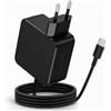 DINTYOU Caricatore Alimentatore USB C 65W 45W per Macbook Pro/Air, Huawei Matebook, Lenovo Thinkpad/Yoga, HP, ASUS, Acer, Dell, Xiaomi, Samsung Chromebook Caricabatterie PC Portatile Type C