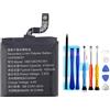 Vvuilsty HB512627ECW Batteria di ricambio per Hua wei Watch GT 46 mm Watch 2/2 Pro, batteria a 0 cicli compatibile con Hua wei Watch GT 46 mm Watch 2/2 Pro LE0-BX9 Leo-BX9 con kit di