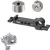Nitze Kit Contrappesi Gimbal per DJI RS 5/ RS 4 Pro/RS 4 / RS 3 Pro/RS 3/RSC 2/RS 2, con 50g/100g Counterweight, Morsetto di Montaggio con Morsetto ad Asta da 15mm per Motore DJI Focus Pro - N28-S2