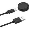 Chofit Cavo di ricarica USB 2 in 1 compatibile con caricabatterie Amaz fit Active 2, cavo di ricarica da 100 cm, adattatore di tipo C, connettore convertitore orologio, nero