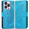 MOJIA Cover in Pelle per Oukitel C3 2025, Custodia Premium a Portafoglio con Interno Case in TPU e Porta Carte [Cinturino da Polso in Regalo]. Blu