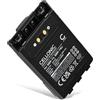 CELLONIC 1x Batteria per Dispositivo radio Compatibile con Yaesu FT-1DR, FT-2DR, FT-3D, SBR-14 - (2000mAh, 3.7V)