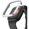 WFCKPQF Custodia in Metallo Compatibile con Apple Watch Serie 9 Bumper Cover | Custodia Rigida Protettivo Antiurto Cover in Acciaio Inossidabile Cassa dell'Orologio Compatibile con iWatch 45mm Serie 7/8/9
