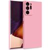 MyGadget Cover per Samsung Galaxy Note 20 Ultra - Custodia in Silicone Morbido a Doppio Strato - Case con Protezione Fotocamera & Fodera Interna Antigraffio - Rosa Chiaro