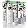 Mspalocell Batteria al litio AAA 1,5 V 1300 mWh, stampa Tiger e con luce di ricarica, batterie AAA a ricarica rapida da 1500 cicli ricaricabili, confezione da 8 batterie con scatola batteria