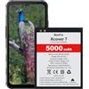 Beefix Batteria di ricambio per Samsung Galaxy Xcover 7 (SM-G556B), 5000 mAh ad alta capacità per Galaxy Xcover 7 (EB-BG556GBY) con strumenti di riparazione professionali