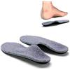 Valsole Solette Confort Ortopediche,su tutta la Lunghezza Cuscinetto per Supporto arco Plantare Soletta per la Fascite Plantare, Adatte a Uomini e Donne (48-49 EU (310mm), gray-V107E)