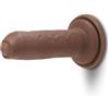 Me You Us, Ultra Uncut Cock, Dildo non circonciso da 15,2 cm, in 100% puro silicone, realistico, color caramello, con potente ventosa alla base