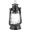 Relaxdays Lanterna LED, Lampada Decorativa Retrò per Finestre o da Giardino, a Batteria, Nera
