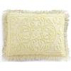Beatrice Home Fashions Medaglione in ciniglia, cuscino standard, giallo