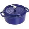 STAUB Unisex Casseruola Rotonda, Ghisa, Blu (Blu Scuro), 26 cm