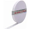 HIMRY Lochgummi - Fascia elastica in gomma perforata, in poliestere, 30 m x 20 mm, colore: Bianco