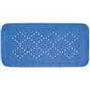 SPIRELLA - Tappeto per Vasca in Schiuma PVC Alaska - Tappeto da Bagno Antiscivolo con Ventose + Fori di Drenaggio Antimuffa - Blu Elettrico - 91 X 36 cm