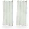 Relaxdays Set 2 Tende Oscuranti per Interni, Termiche, a Drappeggio, Occhielli, Salotto e Camera, HxL 245x135 cm, Grigio, Ferro