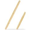 Relaxdays Mattarello per Sfoglie, Set 2, Accessori da Cucina, per Impastare Pasta e Ravioli, 65 e 40 cm, Bambù, Naturale