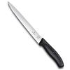 Victorinox Swiss Classic, coltello professionale per sfilettare, lama extra affilata, affilatura diritta, 20 cm, manico in plastica, acciaio inox, nero