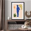 Abstract House Matisse Floral Nude Art Print 40 x 50 cm, media