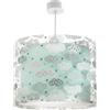 Dalber Lampada a sospensione per bambini Dalber Clouds, modello Nuvole, Verde Menta, 41412MH, attacco E27, lampade per bambini, cameretta.