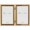 Lawrence Frames Classic Bead - Cornice portafoto doppia, 10 x 15 cm, colore: