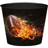 Gedalabels Popcorn - Secchio da football americano, 4 l