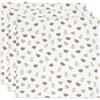 Jollein Panno Idrofilo Miffy Sillhouettes Verde Mare 115 X 115 Cm 2pcs