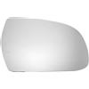 Motoforti Specchio Laterale Destro Per AUDI A3 10-13 Convesso Riscaldato | Per Audi A4 09-15, A5 11-17, OE 8K0857536F, Vetro Reale, Bianco, 19.7cm, Convesso Riscaldato, Non Auto-Oscurante