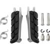 LT Easiyl 1 paio di poggiapiedi anteriori per moto, kit 50635-MBW-000 R, compatibili con Honda NC750 NC750X