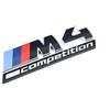 BMW Emblema M4 Competition Original OEM, nero con strisce tricolore, modello 51147907775 per G82 G83