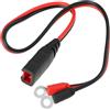LT Easiyl Adattatore per cavo di ricarica della batteria con terminale ad anello M6, 50 cm, 16 AWG, compatibile con moto, scooter, auto, barca, veicolo