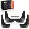 Frankberg 4x Parafanghi per auto Compatibile con Polo 6R 6C Polo 6C1 6R1 Compatto Replace# 2011-2015 Polo