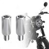 Evermotor Adattatore per specchietto per moto e scooter in acciaio inox M10-2 Parti di Adattatori in acciaio inox con filettatura destra, viti a specchio per scooter