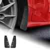 KUNGKIC Parafango Per Toyota GR Yaris 2020-2026 Fibra di carbonio Paraspruzzi Posteriore Valvola Fango Accessori Nessuna Foratura 2 Pezzi