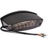 WOOSTAR 3 Fili Posteriore LED Freno Fanale Posteriore Sostituzione per 50cc 70cc 90cc 110cc 125cc 150cc Moto Scooter Dirt Pit Bike Off-Road ATV 4 Ruote Quad Nero