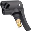 CEXUN tyre inflator connector,Mandrino gonfiabile per la conversione della pompa dell'aria dell'auto,2 in 1 bicicletta da moto gonfiabile per auto con bocca francese a bocca americana(non può sgonfiarsi)