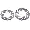 Runfarr Dischi Freno Moto,Dischi Freno Posteriori 220mm+Dischi Freno Anteriori260mm