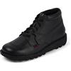 Kickers Men's Kick Hi Tab Leather Ankle Boot, Nero, 39 EU