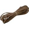 PATIKIL Cordino Cuoio, 3 mm x 5.5 Iarde Stringa in Pelle Finta, Cordone Piatto Vellutata Cordoncino per Collane Creazione Di Gioielli Braccialetti DIY Artigianato, Caffè Chiaro